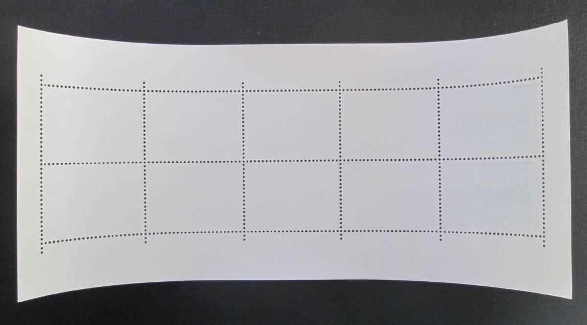 記念切手　シート　1965 年　国際文通週間　　　40円 ：北斎画　三坂水面　　10面　　1シート 完　_画像4