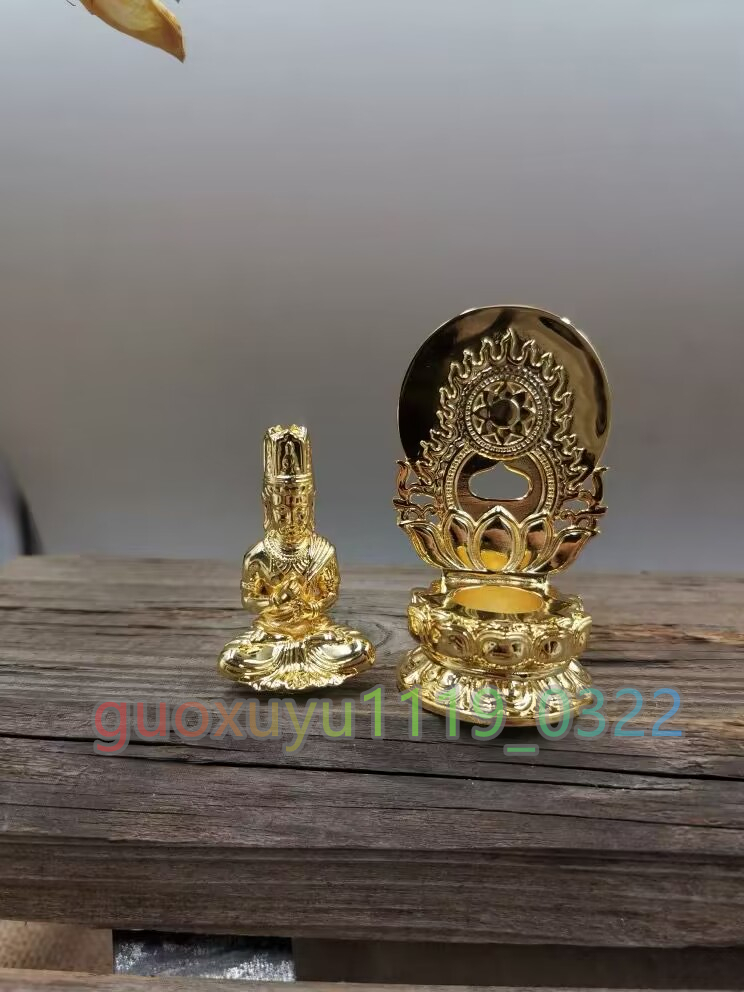 密教法具 寺院仏具」 大日如来坐像 極上品 力強く 銅製 金メッキ 密教法具 寺院仏具」 大日如来坐像 極上品 力強く 銅製 金メッキ