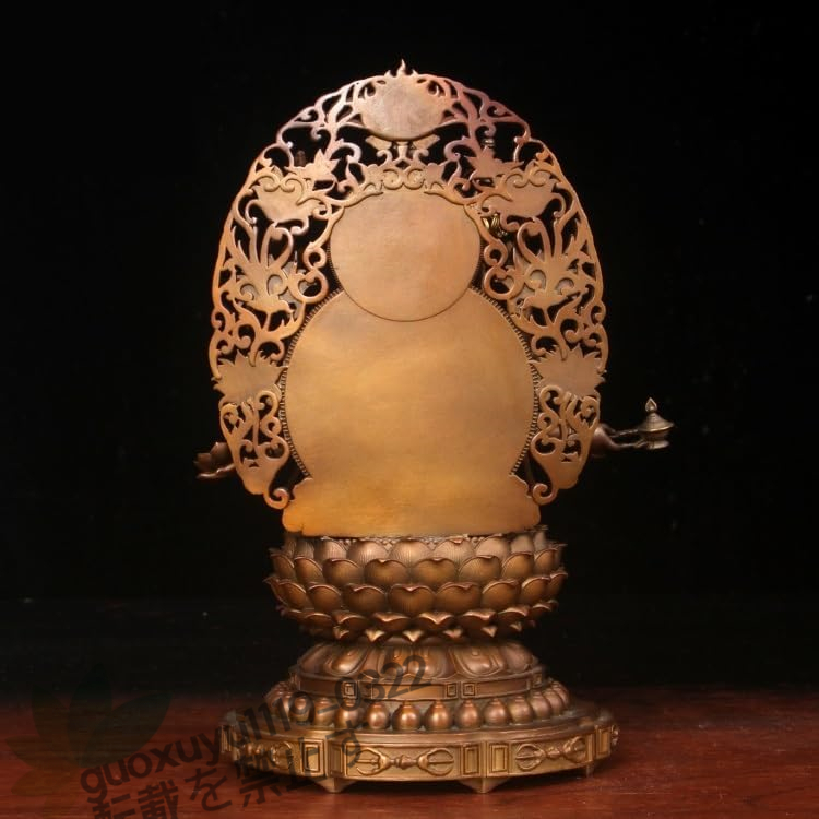 仏像 地蔵菩薩 坐像 高18cm 真鍮 摩六臂地蔵菩薩 お地蔵様 お地蔵さん_画像7