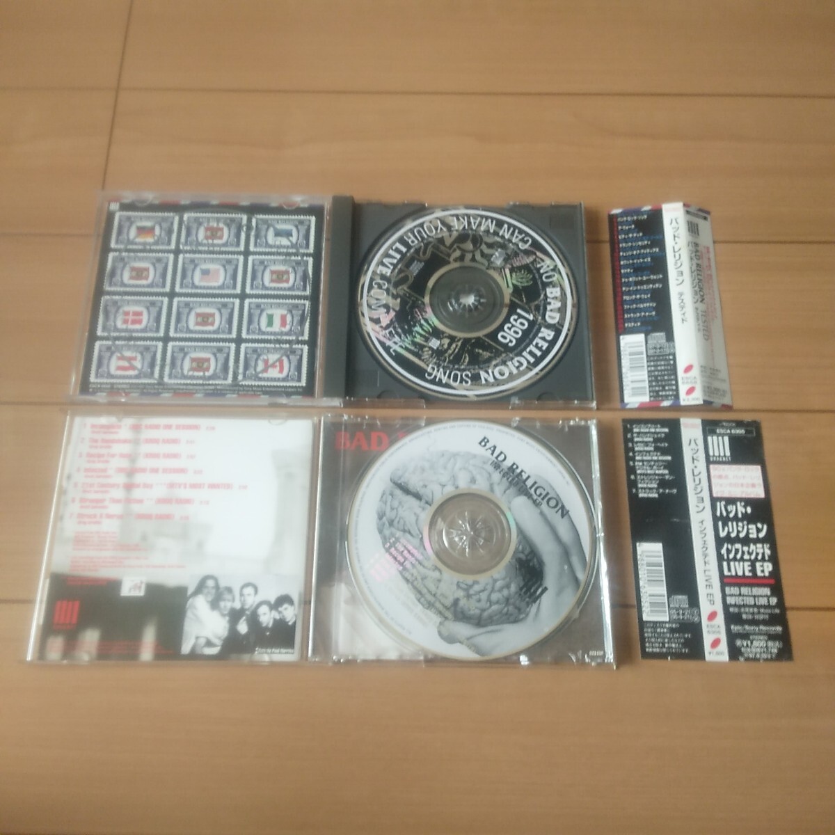 国内盤CD2枚セット バッド・レリジョン テスティド+インフェクテド LIVE EP BAD RELIGION TESTED INFECTED LIVE EPの画像3