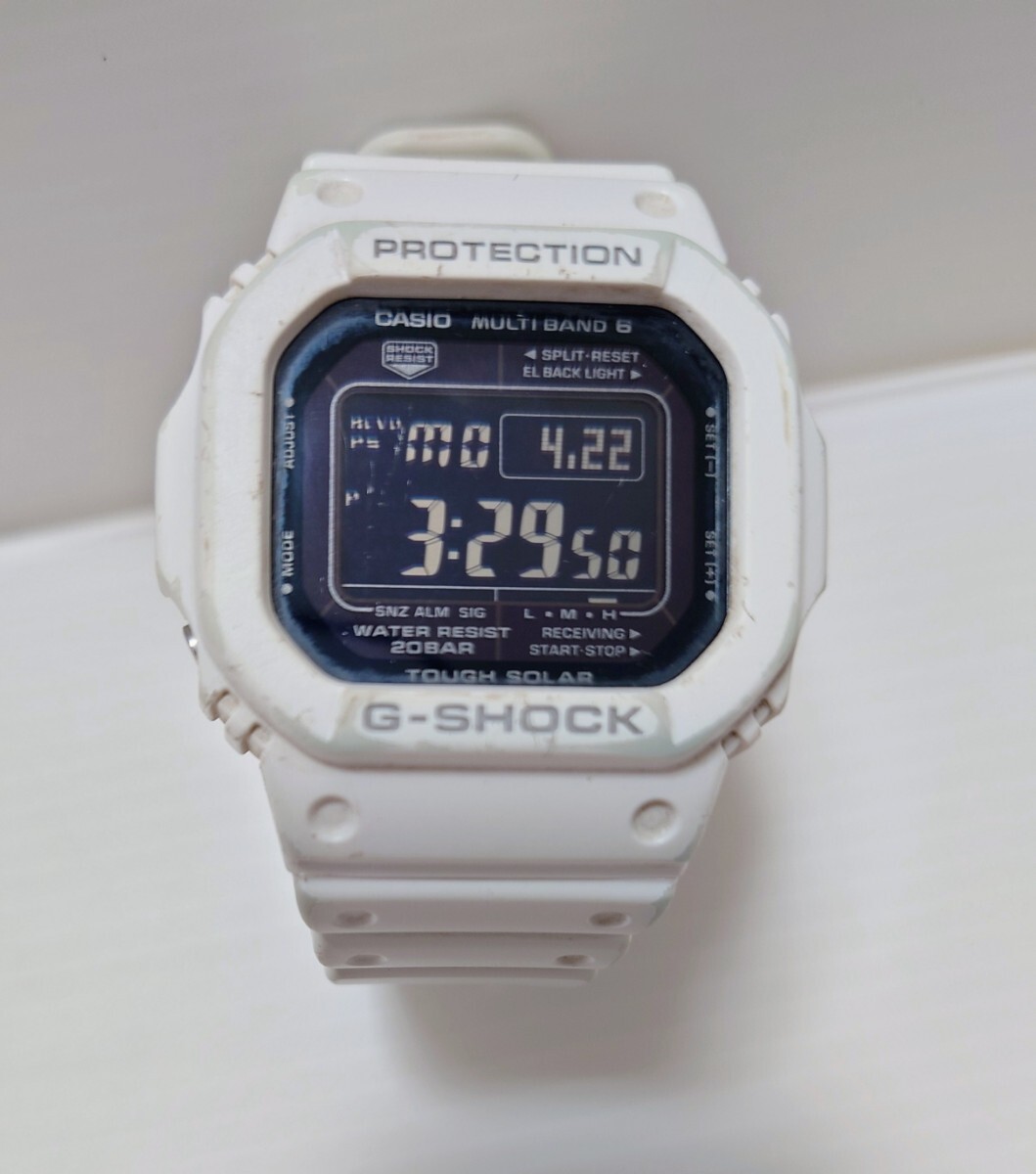 CASIO カシオ/ G-SHOCK/ Gショック/GW-M5610MD/ 腕時計/ ホワイト/ タフソーラー/防水/電波ソーラー時計の画像1