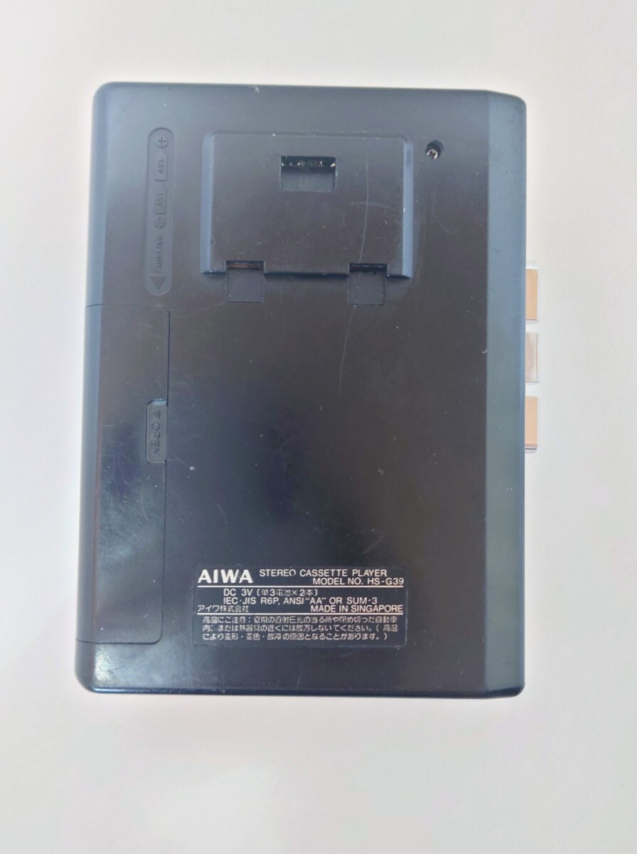 AIWA/アイワ/HS-G39/ステレオカセットプレイヤー/カセットウォークマン■□動作品・ジャンク■□の画像3