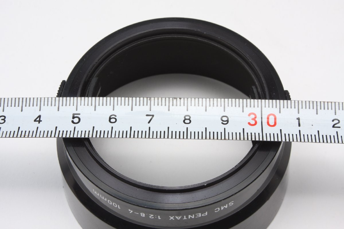 ※ 49mm 純正品 当時物 PENTAX ペンタックス レンズフード SMC 100mm f2.8-4 A241_画像4