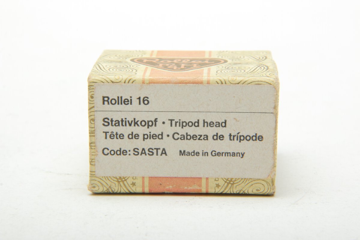 ※【美品】 Rollei ローライ Rollei 16 ローライ16用 tripod head 雲台 made in Germany 箱付 c0427_画像7