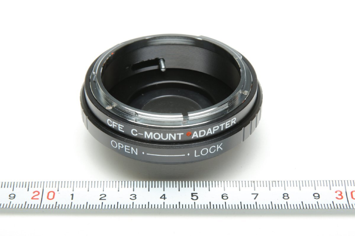 ※【新品未使用】 Kenko ケンコー C-MOUNT ADAPTER Cマウントアダプター キヤノンFD FLマウント → Cマウント 箱付 c0470_画像2