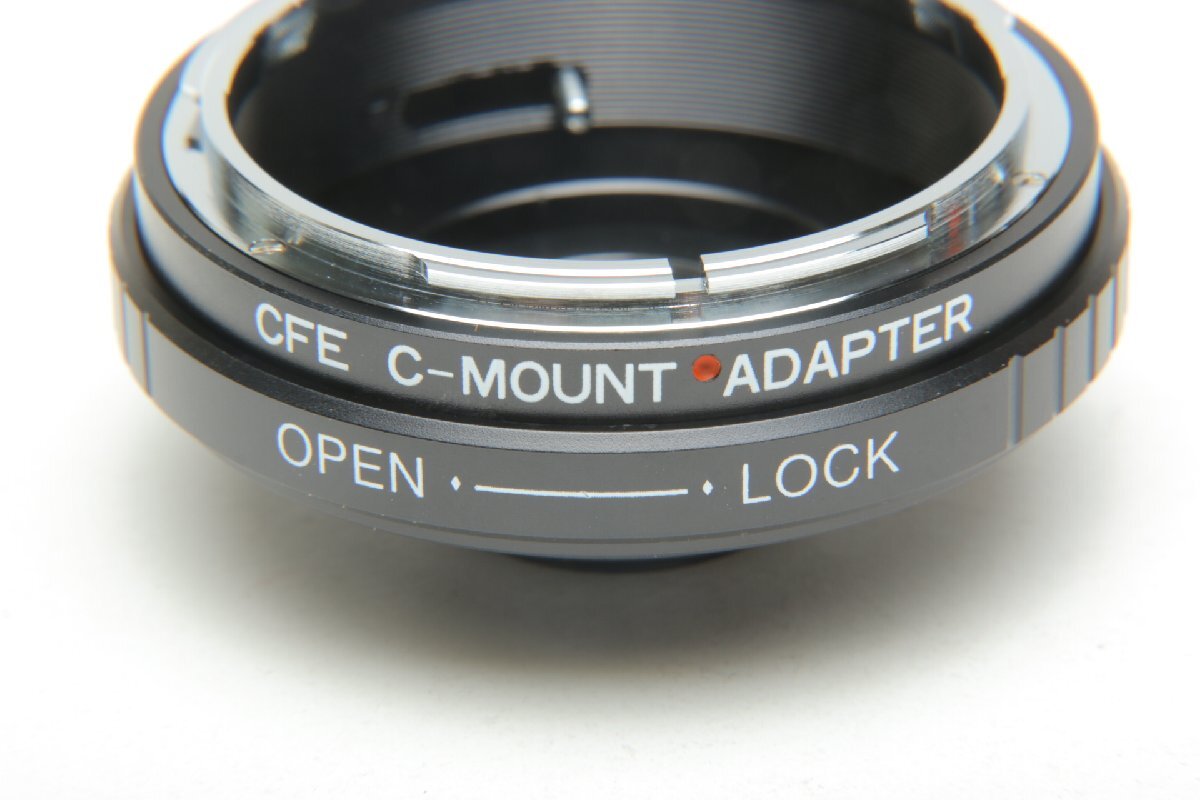 ※【新品未使用】 Kenko ケンコー C-MOUNT ADAPTER Cマウントアダプター キヤノンFD FLマウント → Cマウント 箱付 c0470_画像6