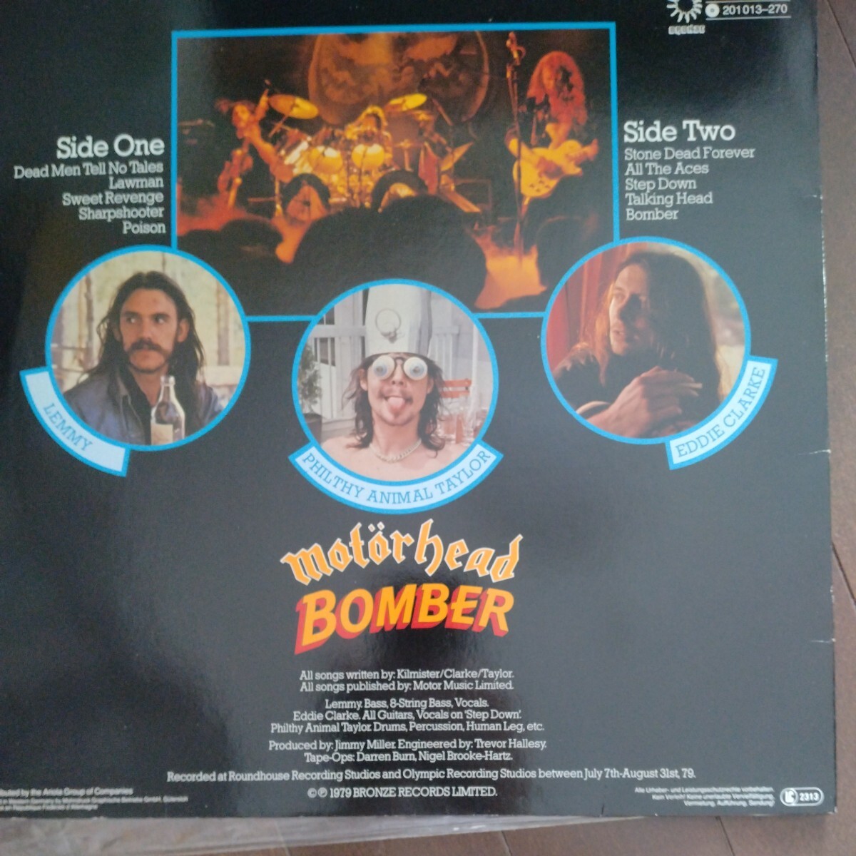 LP MOTORHEAD [BOMBER] BRONZE RECORDSの画像2