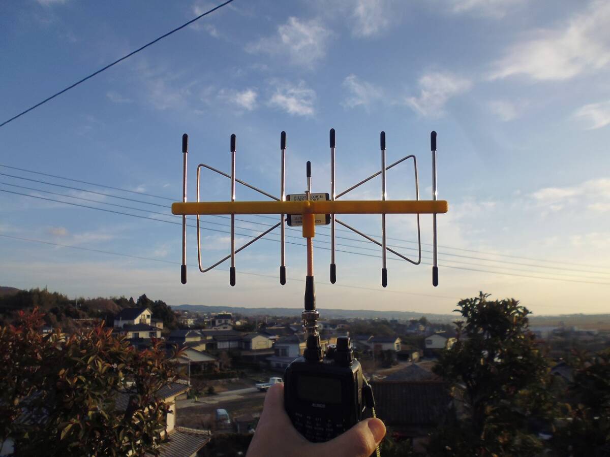 1200MHz 4ele TWIN DELTA LOOP YAGI アンテナ BNC TYPE ( ZHW-HAM-177 )の画像4