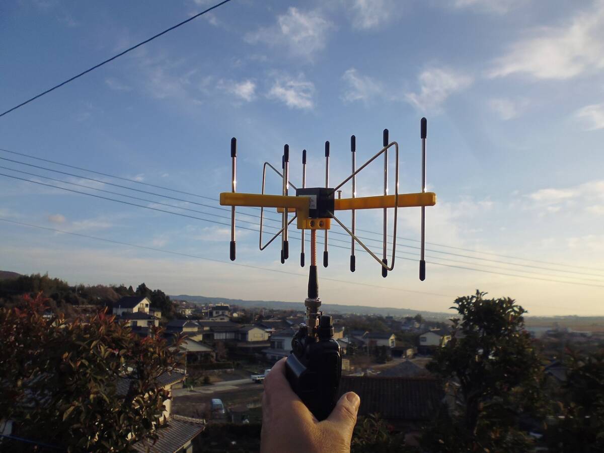 1200MHz 4ele TWIN DELTA LOOP YAGI アンテナ BNC TYPE ( ZHW-HAM-177 )の画像3