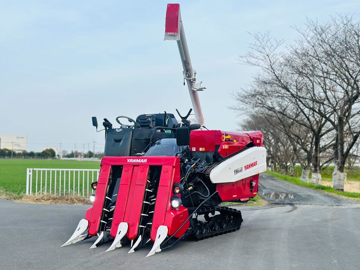 ■ヤンマーコンバイン■YANMAR■4条刈■48馬力 ■YH448■4WD■使用時間342Ｈ■ディーゼルエンジン■美品■_画像2