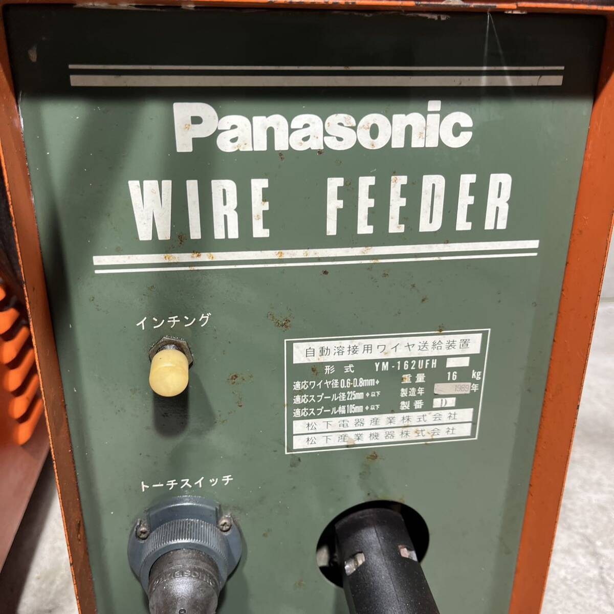 半自動溶接機 MIG溶接 YD-160R2 200V Panasonic 松下電器 ワイヤ送給装置 パナソニック 溶接機 美品 山口県周南市より_画像4