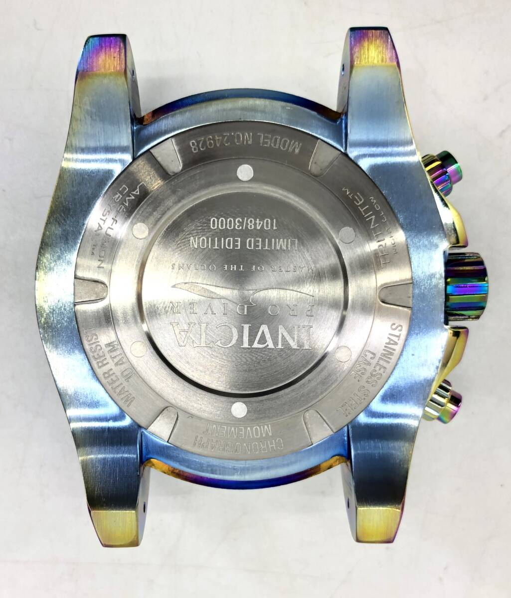 腕時計 インビクタ INVICTA クロノグラフ 24928 プロダイバー PULSAR X LIMITED EDITION 限定品 ジャンクの画像4