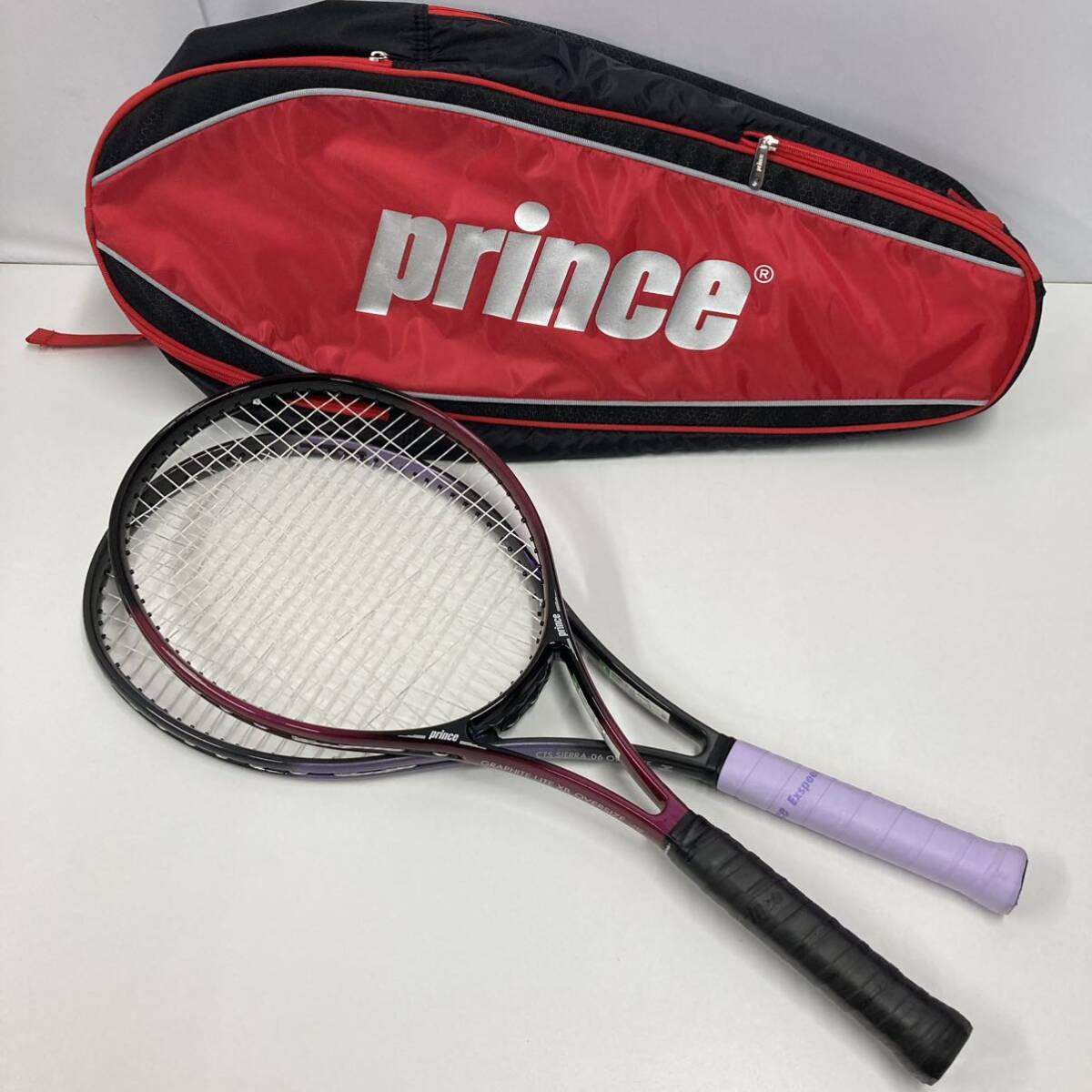 prince теннис ракетка 2 пункт теннис задний GRAPHITE LITE XB OVERSIZE /CTS SIERRA-06 OVERSIZE