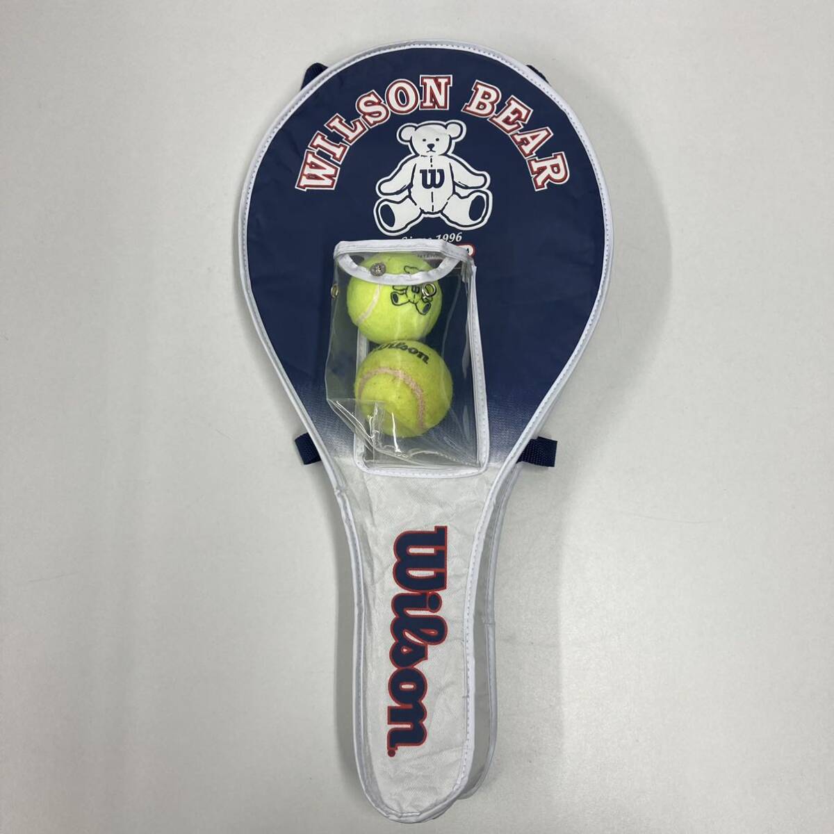 WILSON BEAR 子供用 テニスラケットセット 全長約53cm 幅約25cmの画像1