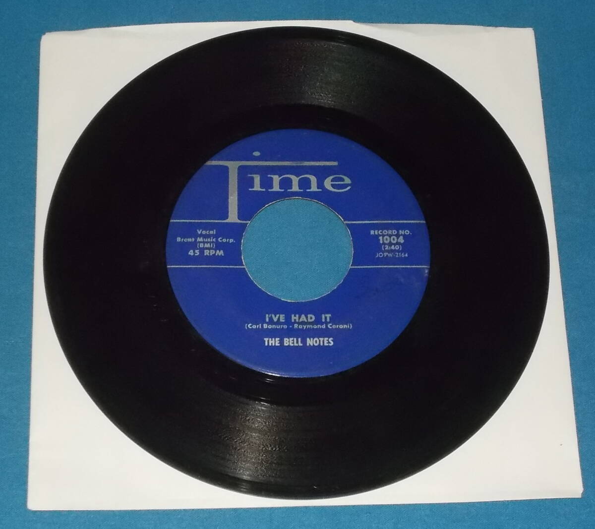☆7inch EP★US盤●THE BELL NOTES/ベル・ノーツ「I've Had It」50s名曲!●_画像1