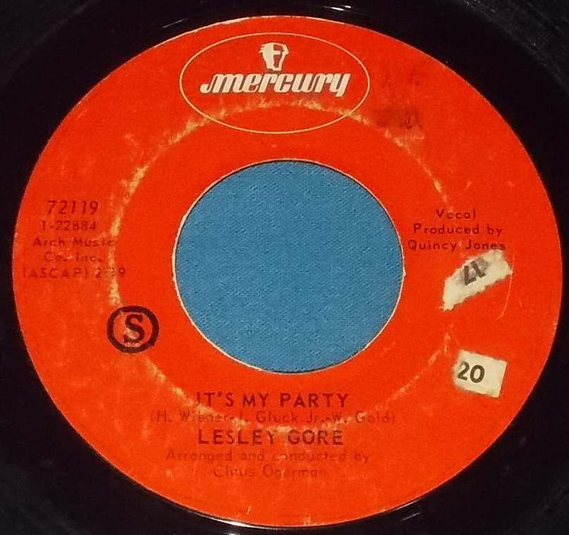 ☆7inch EP★US盤●LESLEY GORE/レスリー・ゴーア「It's My Party/涙のバースデイ・パーティ」60s名曲!●の画像2