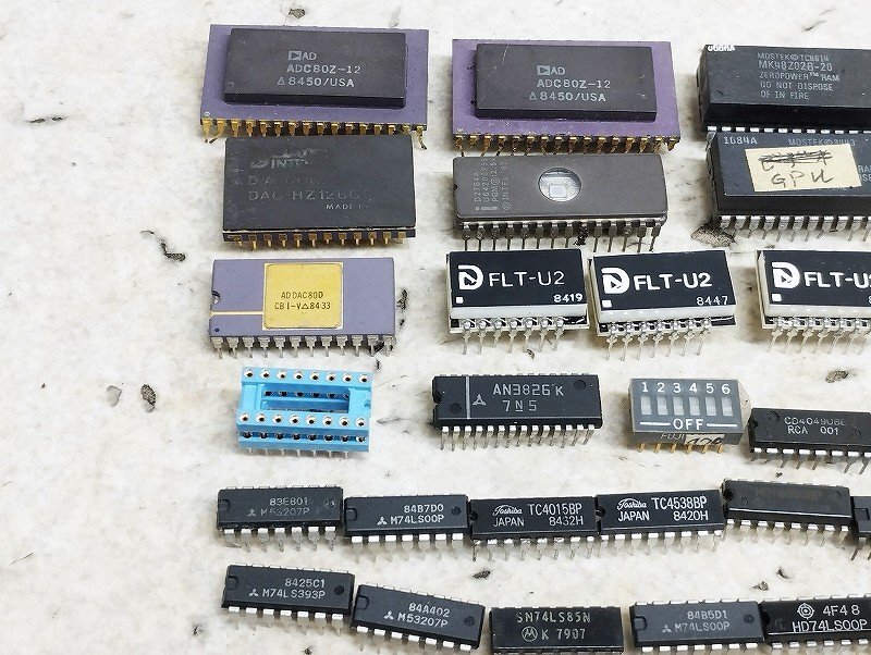  half conductor IC chip etc. electron parts Junk various together set 