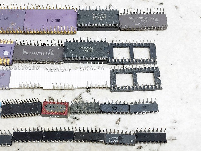  half conductor IC chip etc. electron parts Junk various together set 