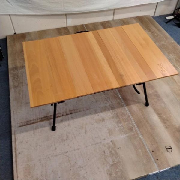 DOD キャナリーテーブル M KYANARY TABLE (M) TB-806-WD ３段階の高さ 折りたたみ テーブル アウトドアテーブル 台/机 mc01065239の画像9