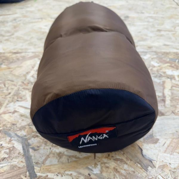 NANGA × VISIONPEAKS IBUKI BAG 800 シュラフ 軽量 寝袋 コンパクト キャンプ 車中泊 地震 防災 ナンガ 中古品 mc01065480の画像2
