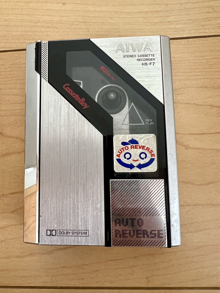 1円スタート AIWA アイワ HS-F7 CassetteBoy カセットボーイ 動作未確認_画像1