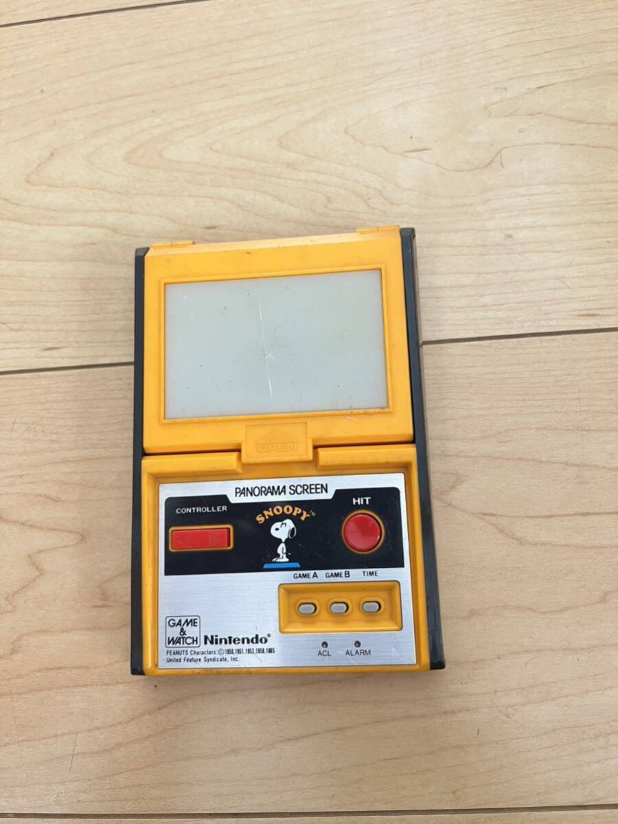 Nintendo GAME＆WATCH パノラマスクリーン スヌーピー SM-91 欠品あり 動作未確認 