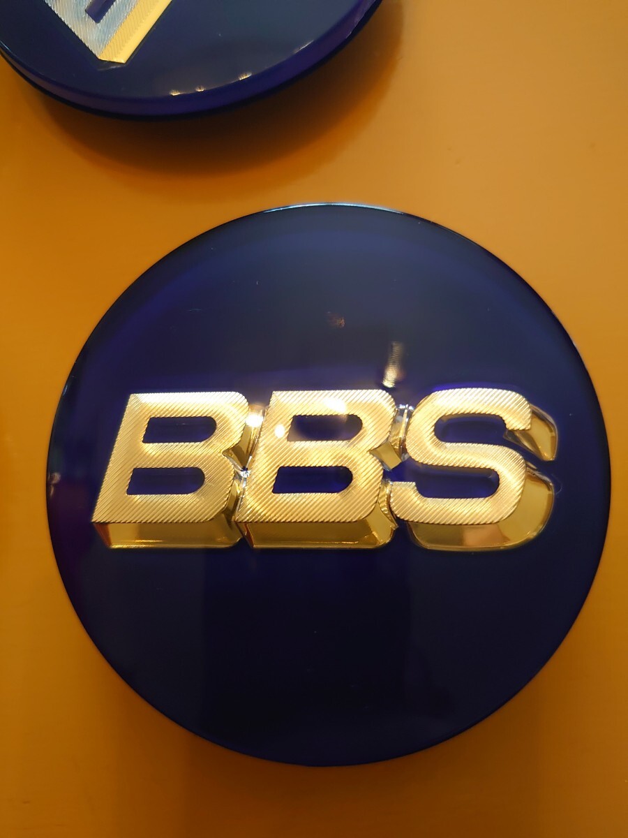 bbs BBS ホイール センターキャップ リング無し 70mm 紺金 4個セットの画像5