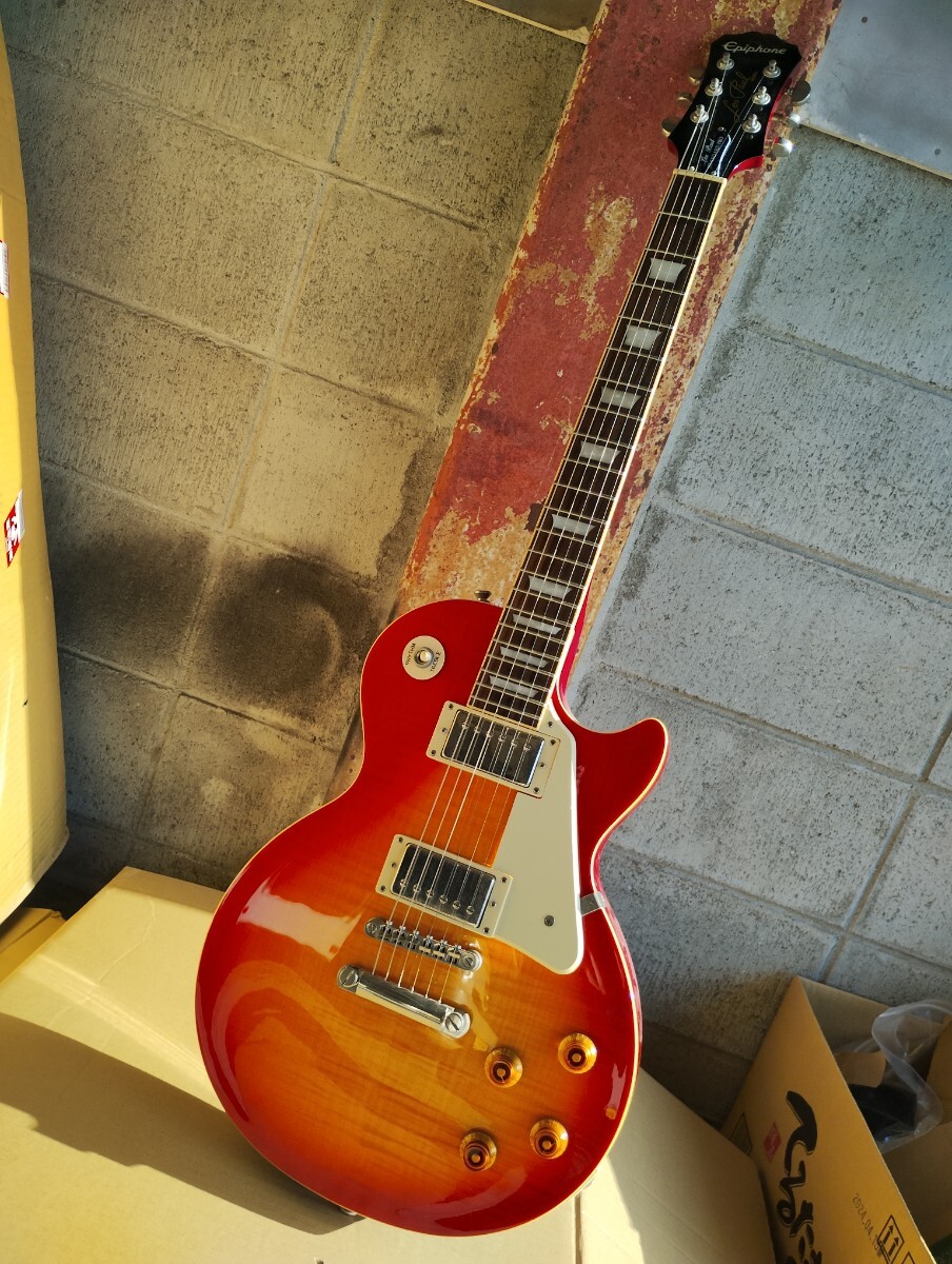 epiphone レスポール standard Pro GROVER ペグ 使用頻度少の画像1