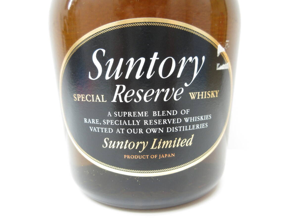 3169 酒祭 洋酒祭 サントリー スペシャルリザーブ ウイスキー suntory reserve 750ml 43% 未開栓の画像2