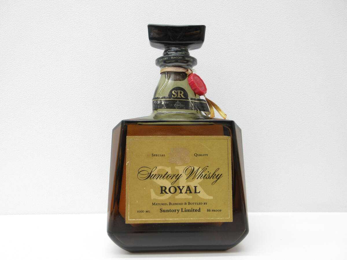 3362 酒祭 洋酒祭 サントリー ローヤル ウイスキー 1000ml 43% 未開栓 古酒 SUNTORY ROYALの画像1