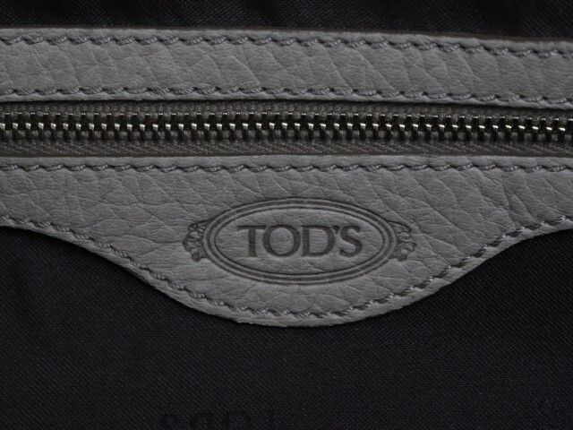 2404-32 Tod's большая сумка TOD\'S кожа производства бежевый A4 возможно 