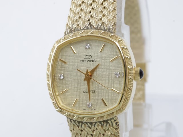 2404-606 海外系ブランド 5本セット クオーツ腕時計 金色 銀色の画像2
