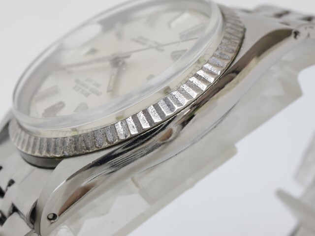 2404-613 ロレックス オートマチック 腕時計 ROLEX 1601 デイトジャスト FF55刻印 純正ブレスの画像3
