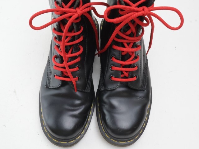 2404-101 ドクターマーチン 10092 10ホール レースアップブーツ Dr.Martens レザー製 サイズ 不明 ブラックの画像7