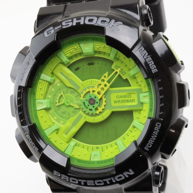2404-531 カシオ クオーツ 腕時計 G-SHOCK GA-110B ハイパーカラーズ 反転デジタルの画像1