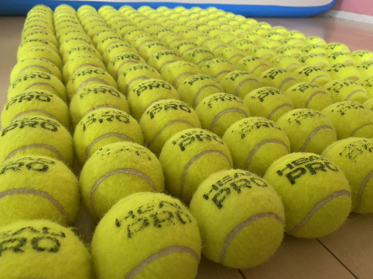 ITF公認球 HEAD PRO 硬式テニスボール 150球 手出し練習、サーブ練、野球、トスバッティング、ノック練習_画像6