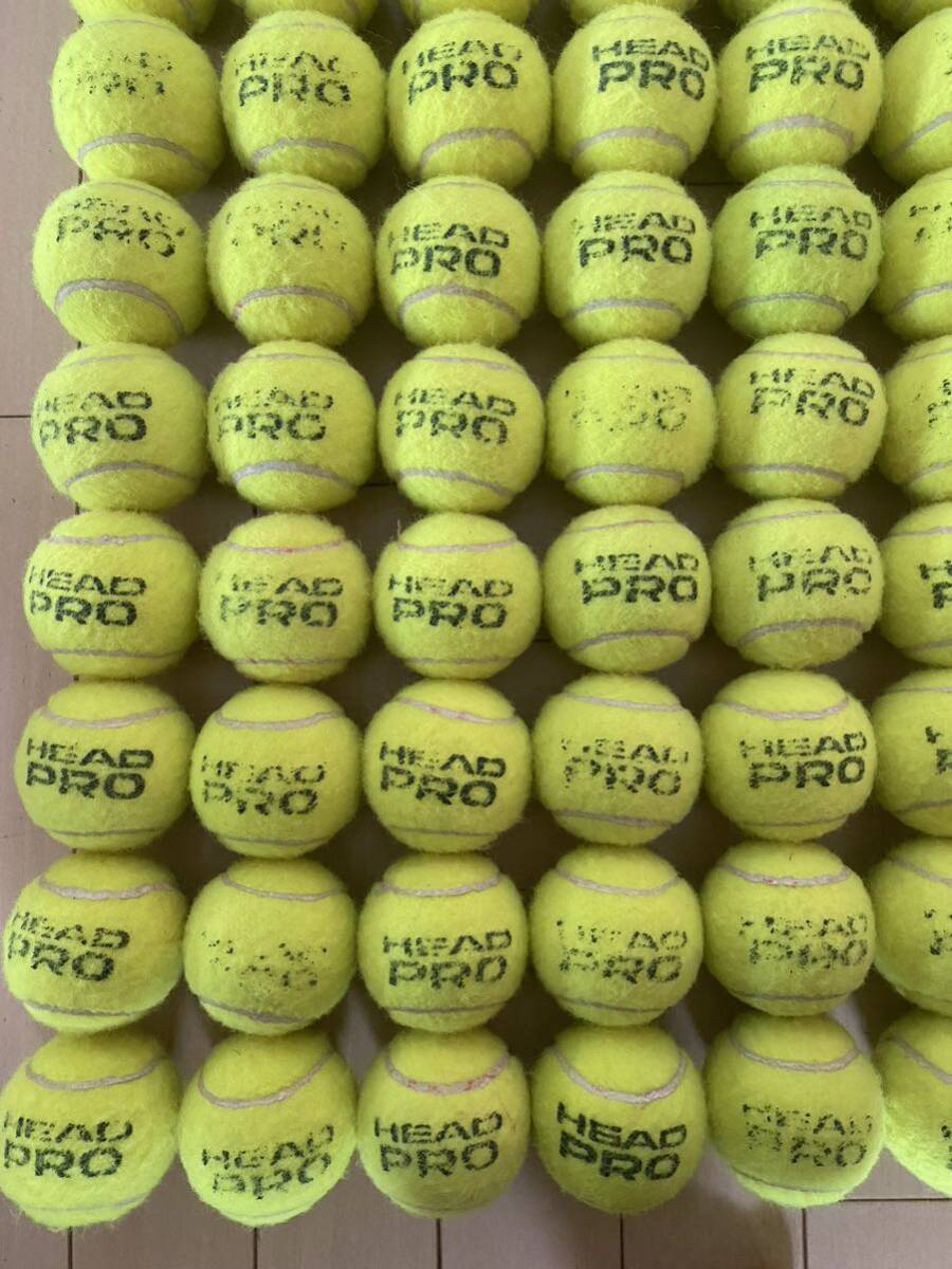 ITF公認球 HEAD PRO 硬式テニスボール 150球 手出し練習、サーブ練、野球、トスバッティング、ノック練習_画像2