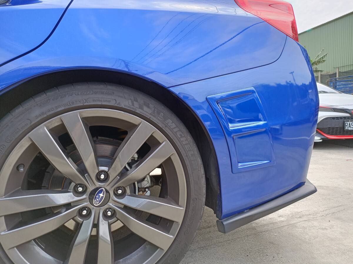 塗装対応 スバル WRX STI S4 VA系 セダン リアサイド エアダクトカバー 左右セット 指定色塗装 2015-2021_画像3
