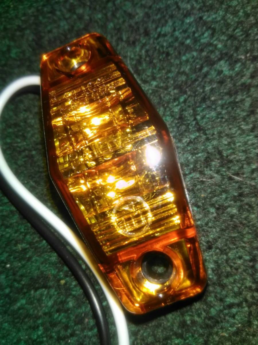 スーパーセブン サイドマーカー アンバー ウィンカー サイドマーカーランプ LED KENT Caterham ケーターハム フレイザー バーキン 2個 新品の画像2