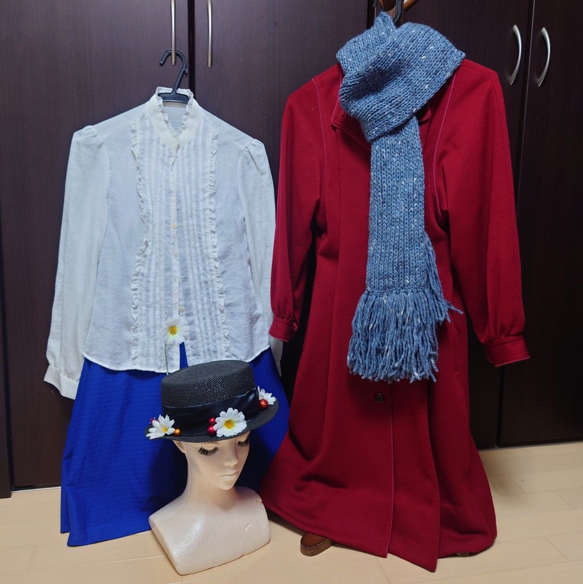 メリーポピンズ 仮装5点セット 女性Sサイズ Dハロ仮装 メリーポピンズ 仮装5点セット 女性Sサイズ Dハロ仮装