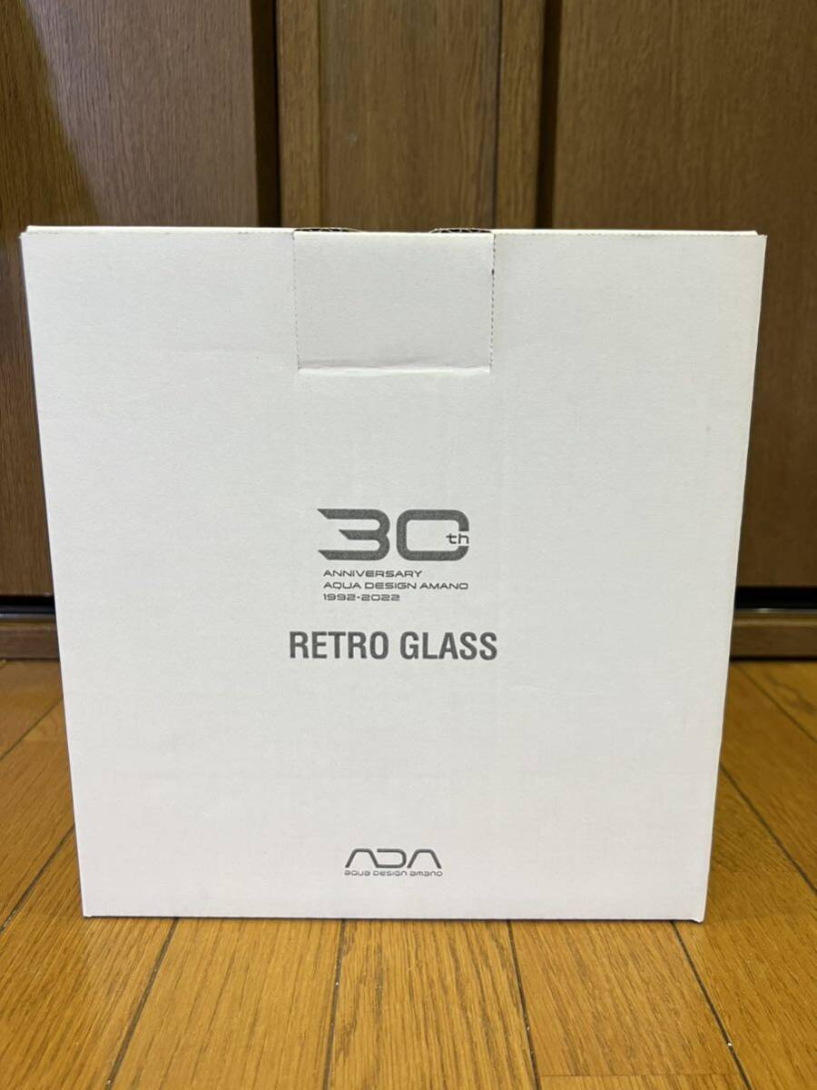  не использовался новый товар ADA 30 годовщина retro стакан небо цвет (AMA-IRO)RETORO GLASS AMA-IRO aqua дизайн amano небо . более того 