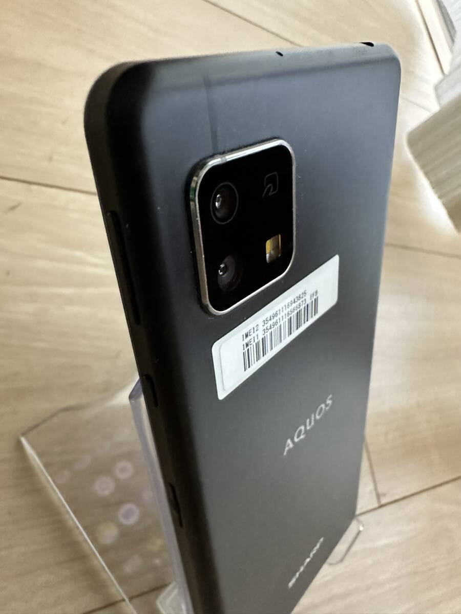 楽天モバイル SH-RM15 ブラック SHARP Sense4 Lite 本体＋梱包箱  表示不良 ジャンク品の画像7