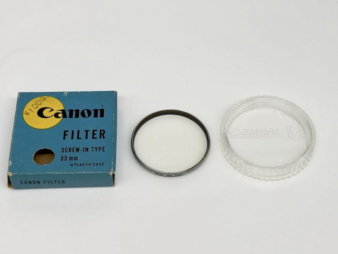 【中古】Canon キャノン キヤノン 55mm SL39.3c 銀枠フィルター_画像1