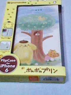 ポムポムプリン iPhone6s iphone6 スマホケース 手帳型 　新品　かくれんぼ　激レア_画像6