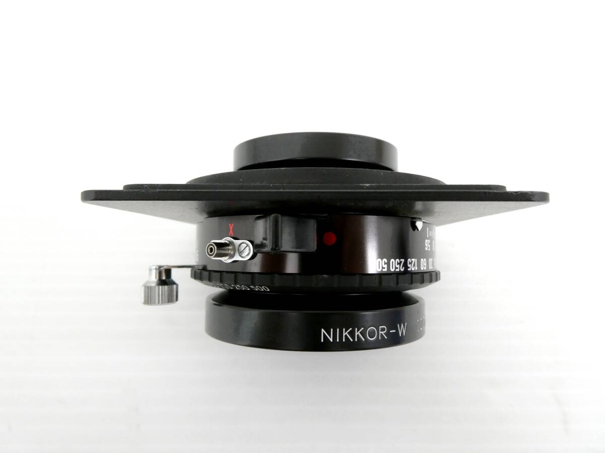 【Nikon/ニコン】寅③354//NIKKOR-W 105mm 1:5.6/防湿庫保管/COPAL Oの画像6