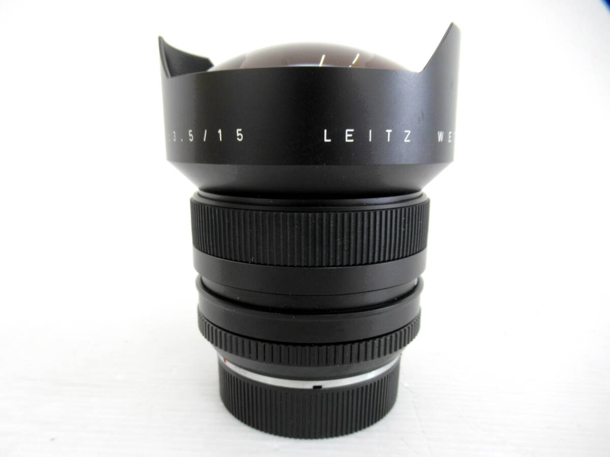 【Leica/ライカ】卯④63//SUPER-ELMAR-R 1:3.5/15mm/魚眼レンズ/FISHEYE/美品/防湿庫保管の画像8