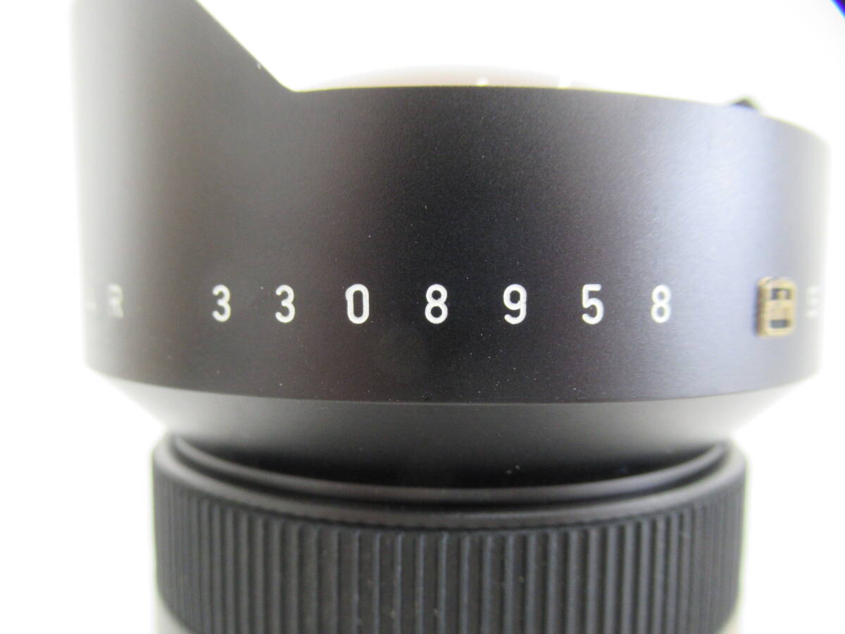 【Leica/ライカ】卯④63//SUPER-ELMAR-R 1:3.5/15mm/魚眼レンズ/FISHEYE/美品/防湿庫保管の画像10
