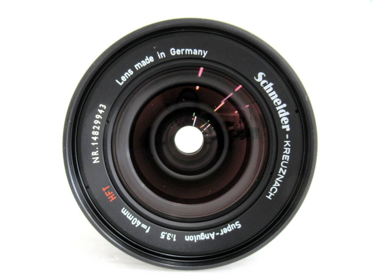 【ROLLEI/Schneider-Kreuznach】卯④57//Super-Angulon 1:3.5 f=40mm HFT/美品/防湿庫保管の画像2