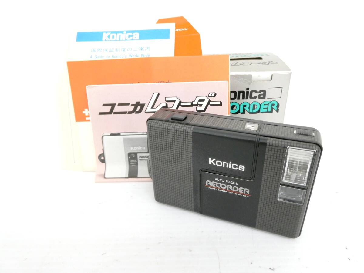 【Konica/コニカ】卯⑤98//未使用/デッドストック品 KONICA RECORDER/コニカ レコーダーの画像1