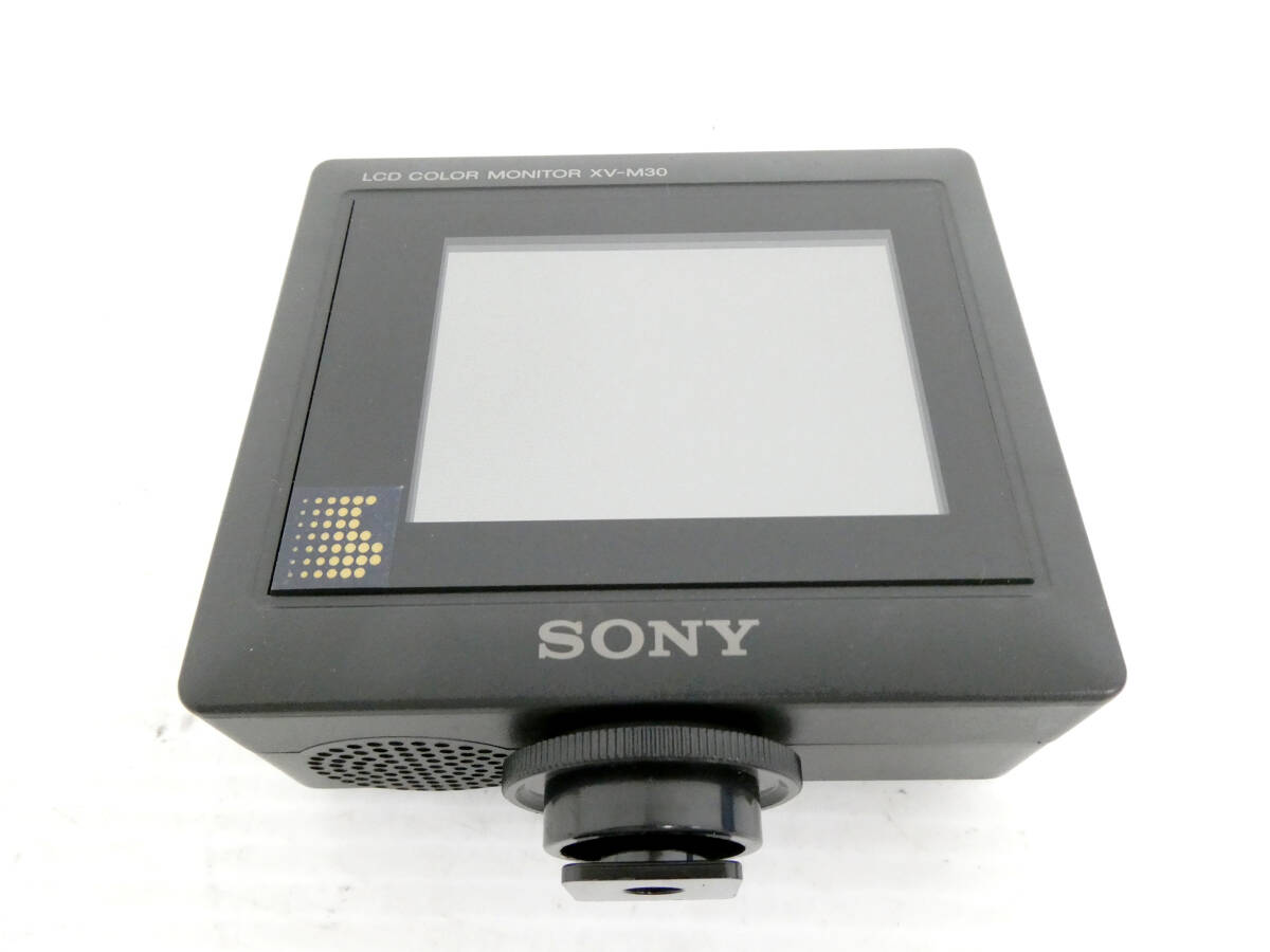 【SONY/ソニー】卯①151//XV-M30/外付け3型LCD COLOR MONITOR XV-M30 ビデオカメラ外付け液晶カラーモニター_画像2